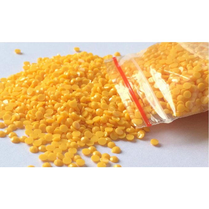 Sachet de 200 diamants de couleur n°3825 (Mangue) pour broderie diamant