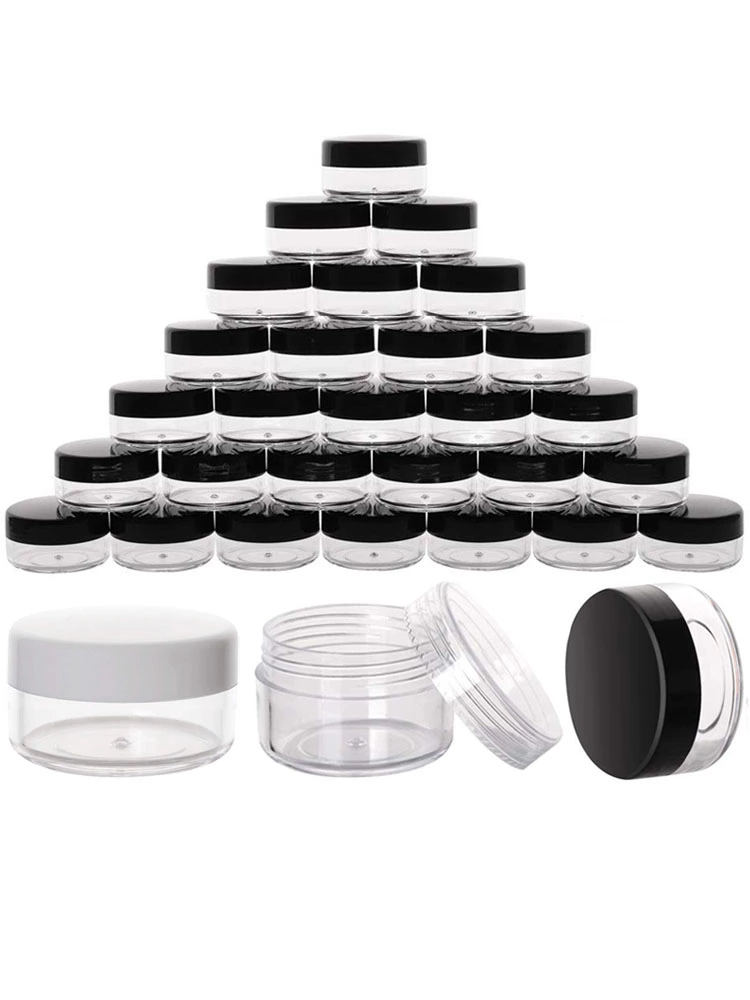 Lot de 10 pots de rangement en plastique – 5g- 10g ou 20g