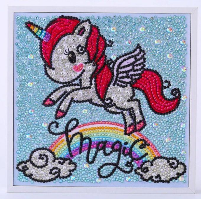 Broderie diamant enfant 5D - 20x20 cm 